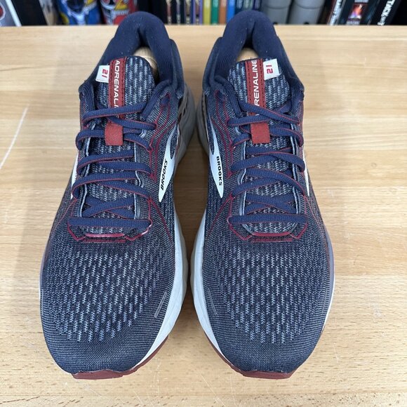 Brooks Adrenaline GTS 21 Sneakers Men's Size 9 Gray Running Shoes - Picture 3 of 6